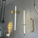 LED Pendant Light Modern Loft Acrylic Line Staircase Bedroom Decoration Hanging Lamp by Ljojo