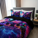 Ljojo 3D Basketball Controller Quilt Cover Set with 2 Pillowcases, High-definition Printing
