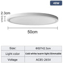 20 Inch Large Ceiling Light Dimmable LED Smart Control by Ljojo for Living Room Bedroom