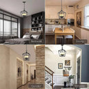 Ljojo Minimalist Farmhouse Chandelier for Kitchen Hallway Bedroom Light