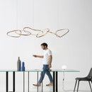 Modern Irregular Ring LED Pendant Light Chandelier - Ljojo