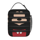 Ljojo Mickey Mouse Lunch Bag: Insulated Thermal Cooler for Work - Portable Food Storage Box