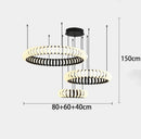 Nordic Minimalist Black White LED Pendant Lights for Home Decor by Ljojo