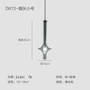 Ljojo Glass Tube Pendant Light Modern Dining Room Chandelier Kitchen Hanging Lamp