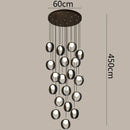Ljojo LED Pendant Light for Modern Home Decor and Staircase Chandeliers