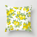 Lemon Pattern Summer Cushion Cover Throw Pillow for Sofa Decoration by Ljojo