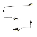 Aluminium Adjustable Long Arm LED Wall Lamps for Bedroom | Nordic Retro Spider Serge Mouille by Ljojo