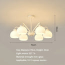 Ljojo French Pendant Light: Nordic Flower Led Lighting Fixture for Home Decoration