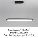 Ljojo Minimalism Line LED Pendant Light for Living Room, Dining Room, Bedroom