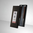 Ljojo Mahogany Stainless Steel Chicken Wings Chopsticks Gift Box