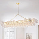American Vintage Luxury LED Pendant Light Glass Bubble Chandeliers for Living Dinning Bedroom Lamps by Ljojo