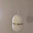 Ljojo Marble Chandelier Gold Black Dining Lighting - Elegant Bedroom Decoration Piece