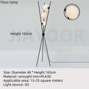 Modern Hand-Knitted Bubble Ball LED Floor Lamp for Bedroom Decor by Ljojo