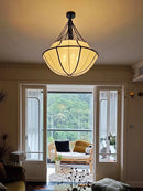 Ljojo Fabric Chandelier Hanging Light for Living Room Bedroom glam decor