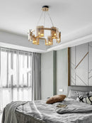 Luxury Chandeliers Amber Glass Pendant Lamp with G9 Bulb for Dining & Living Spaces by Ljojo