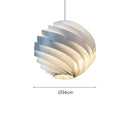 Ljojo Globe Waves Cream LED Pendant Lights | Stylish Nordic Chandeliers Home Decor
