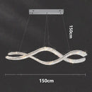 Ljojo Luxury Crystal Chandelier Pendant Light for Living Room - Modern Ceiling Light Fixture