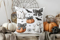 Cute Ghost Pumpkin Halloween Pillow Cover by Ljojo - Sofa Bedroom Car Decor