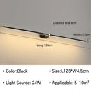 Ljojo Slim Wall Sconce Mirror Light for Bathroom Bedroom Corridor - Minimalist Bedside Lamp
