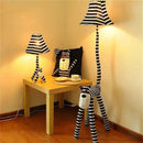 Ljojo Magic Striped Cat Floor Lamp: Dimmable Night Light with Bendable Legs