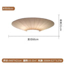 LED Ceiling Chandeliers Lamps Flush Mount Fabric Pendant Lights Home Decor Ljojo
