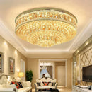 Large Crystal Ceiling Chandelier Classic Luxury Led Lampara Gold Round Ceiling Lights Home Decor Lustre Home Appliance by Ljojo