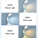 Ljojo LED Desk Lamp Dimmable Foldable Eye Protection Study Lighting