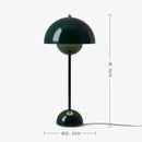 Ljojo Danish Bud Floor Lamp E27 Bulb Table Desk Light White Metal Scandi Nordic Style