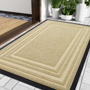 Ljojo Low Profile Outdoor Rubber Mat Heavy Duty Non Slip Indoor Doormat
