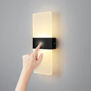 LED Touch Sensor Wall Lamp Black Modern Nordic Bedroom Living Room Sconce by Ljojo
