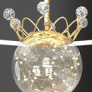 LED Starry Crown Chandelier Minimalist Lighting for Bedroom and Dining Room by Ljojo