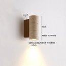Ljojo LED Wall Light: Japanese Style, Waterproof, Terrazzo Fixture for Bedroom, Balcony, Hallway