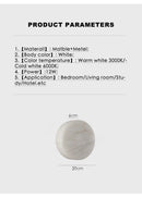 Ljojo Marble Wall Lamp: Nordic Minimalist Round LED Wall Lights
