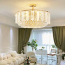 Ljojo Luxury Crystal Chandelier: Elegant LED Dining Room Bedroom Lamp