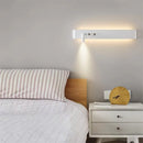 Ljojo Long Strip Wall Lamp with Switch - Nordic Style Bedside Background Light
