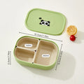 Ljojo 3-Grid Microwave Lunch Box Stackable Food Container