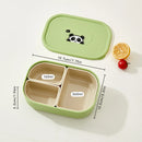 Ljojo 3 Grids Stackable Lunch Box - Portable Detachable Food Container