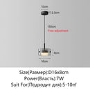 Ljojo LED Pendant Light: Modern Minimalist Home Decor Lighting Fixture