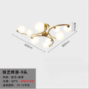 Nordic Designer Glass Led Ceiling Lamp Modern Living Room Lighting Fixture by Ljojo