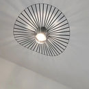 Modern Nordic Straw Hat Pendant Lamp Chandelier for Living Bedroom by Ljojo