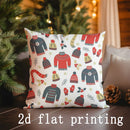 Christmas-themed Pillow Covers by Ljojo - Perfect for Sofa, Bedroom, Car, Rectangular Cushion