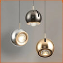 Adjustable LED Circular Pendant Light Stretchable Hanging Lamp - Modern Bedroom Lighting by Ljojo