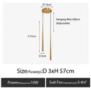 Modern Luxury Led Chandelier Pendant Light for Bedroom Living Room Dining Room by Ljojo