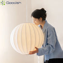 Japanese Fashion Silk LED Pendant Light Chandelier by Ljojo for Home Decoration