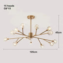 European Gold Chrome Branches K9 Crystal Chandelier Ceiling Light Fixture Ljojo