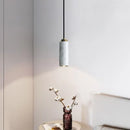 Green Marble Small Pendant Lamp Modern LED Ceiling Light for Restaurant Bedroom by Ljojo