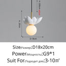 Ljojo LED Pendant Lights for Study Room, Bedroom, Bar, Living Room - Modern Indoor Chandelier