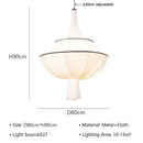 Modern Wabi Sabi Style LED Pendant Lights by Ljojo - Elegant Indoor Hanging Chandelier for Living Room