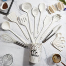 Ljojo 18Pcs Silicone Kitchen Utensils Set - Pink Non-Stick Cooking Tools