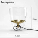 Glass LED Table Lamp - Designer Czech Desk Light for Bedroom, Study, Living Room - Ljojo
